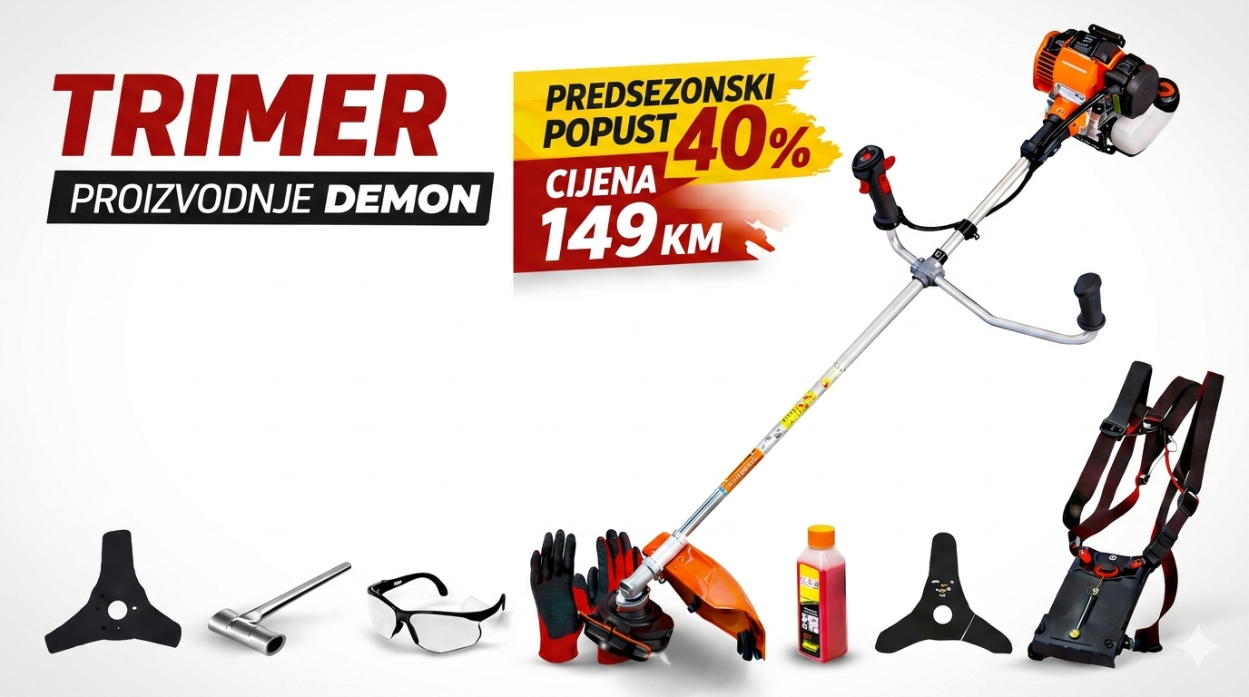 Benzinski trimer 5.2 KS akcija