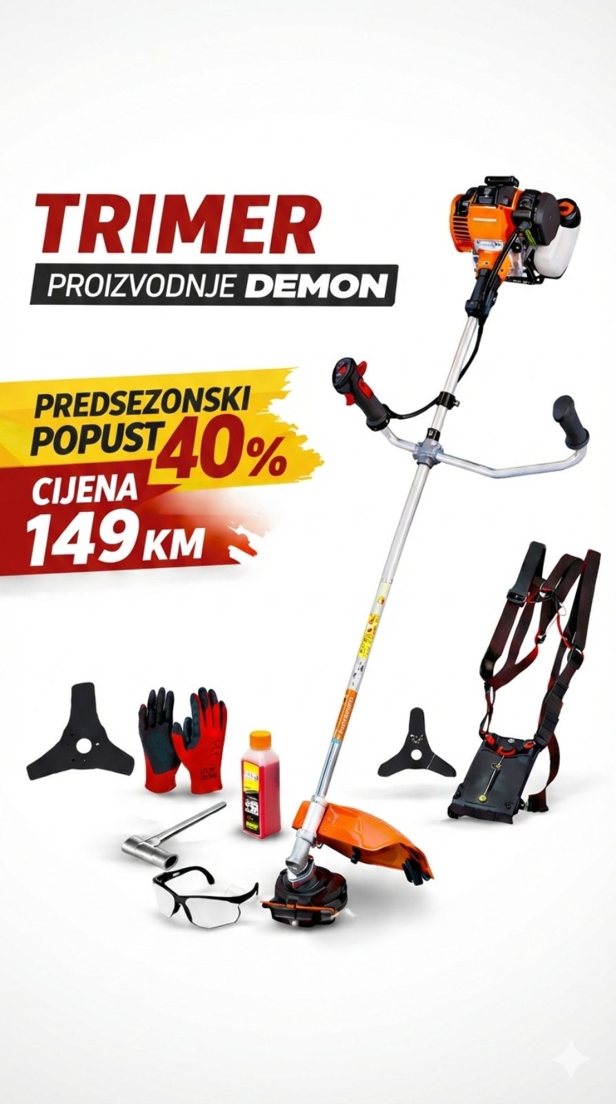 Benzinski trimer narudžba